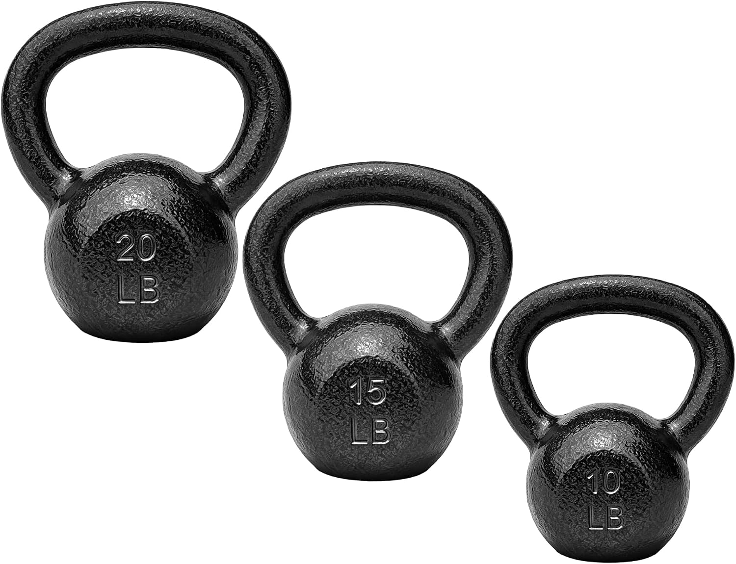 Kettlebell - 주철 케틀벨, 5~50파운드 무게, 가정용 헬스장에서