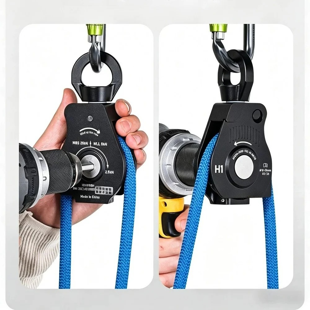 Rope Climb - 신다(Xinda) 전동 로프 리트랙터, 범용 조인트가