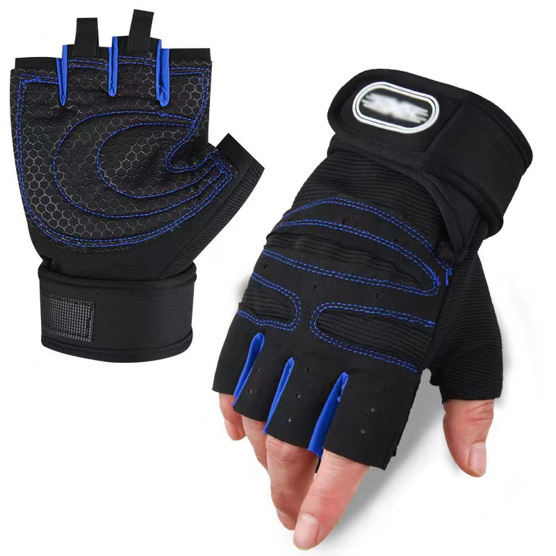 실리콘 손바닥 처리된 반장갑, 자전거용 짧은 장갑, 미 - Weightlifting Gloves 리뷰 및 가격